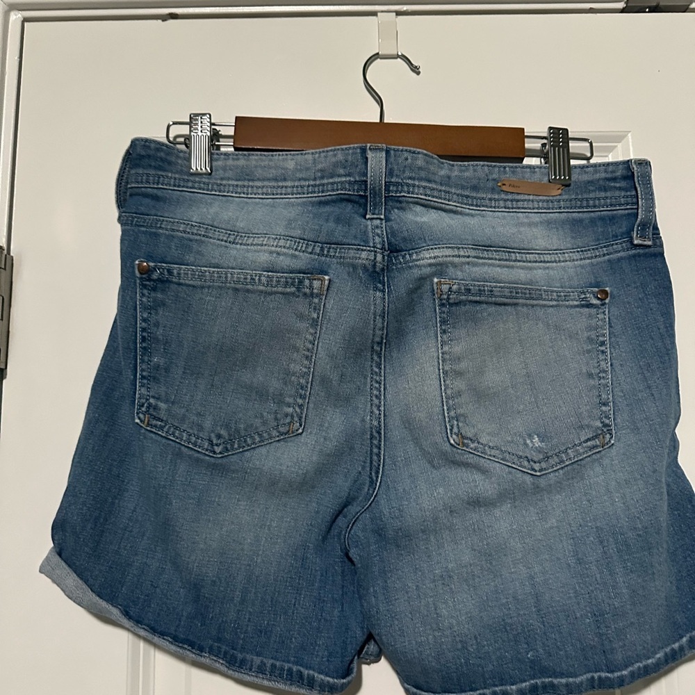 Pilcro and the Letterpress Blue Jean Shorts - Picture 2 of 2